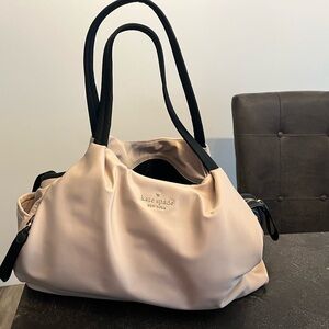 Kate Spade Chelsea Colorblock Baby Bag in Warm Beige